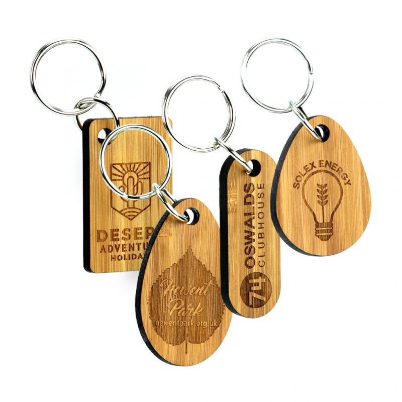 Image of Bamboo Keyrings