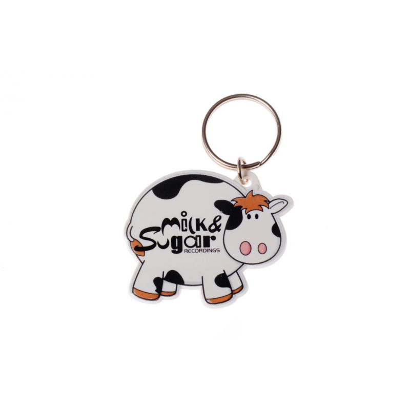 Image of Recycled Cow Shape Keyring